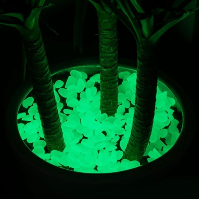 Glow-in-the-Dark Garden Pebbles