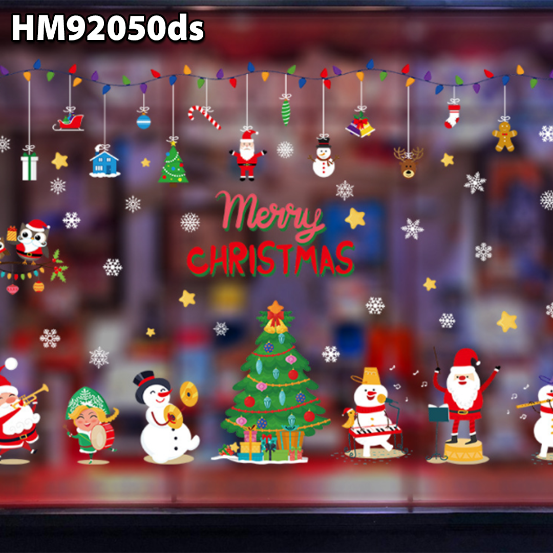 DecoSticker Christmas Window Stickers