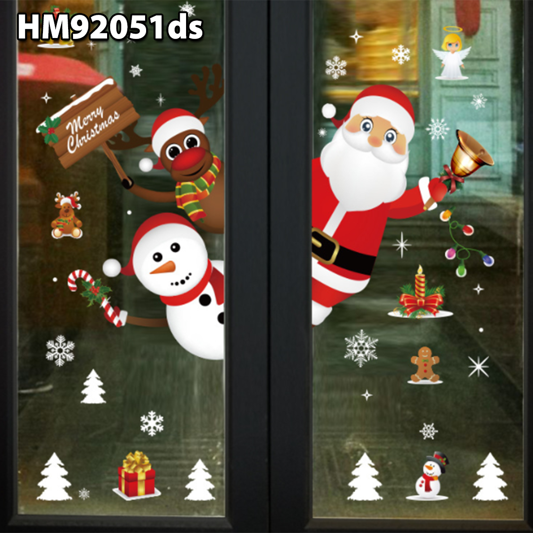 DecoSticker Christmas Window Stickers