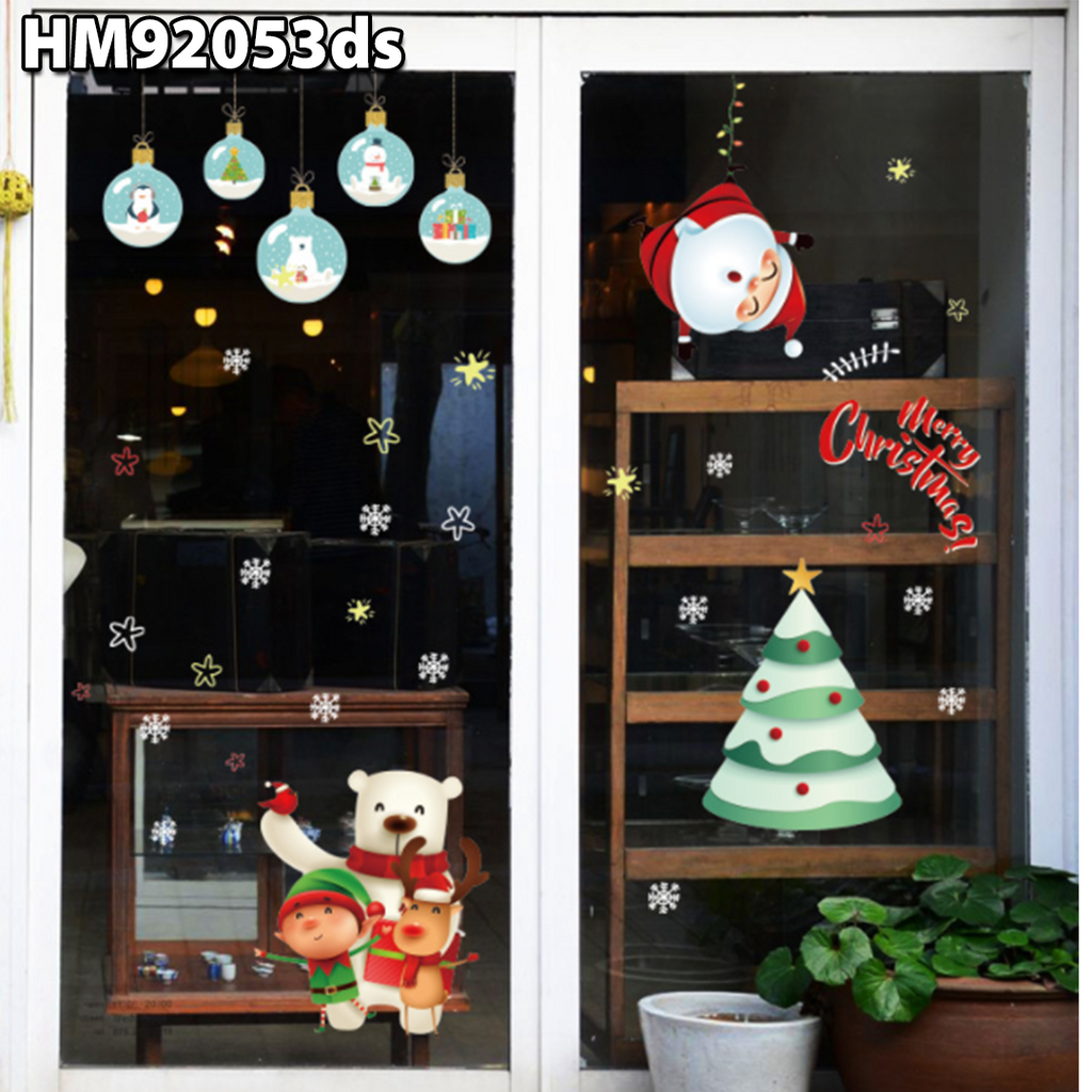 DecoSticker Christmas Window Stickers