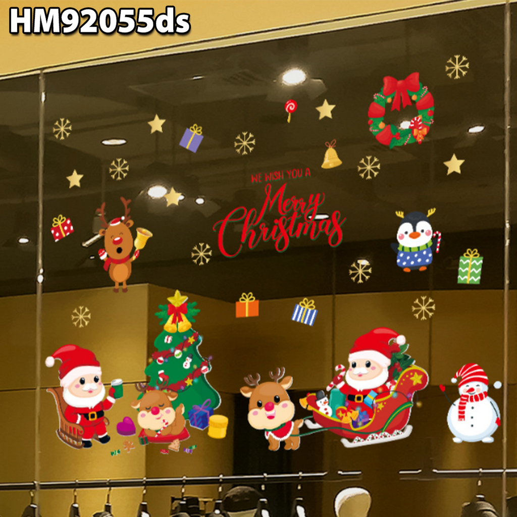 DecoSticker Christmas Window Stickers