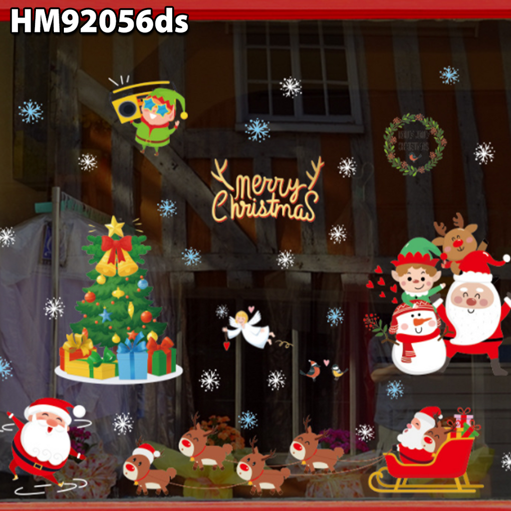 DecoSticker Christmas Window Stickers