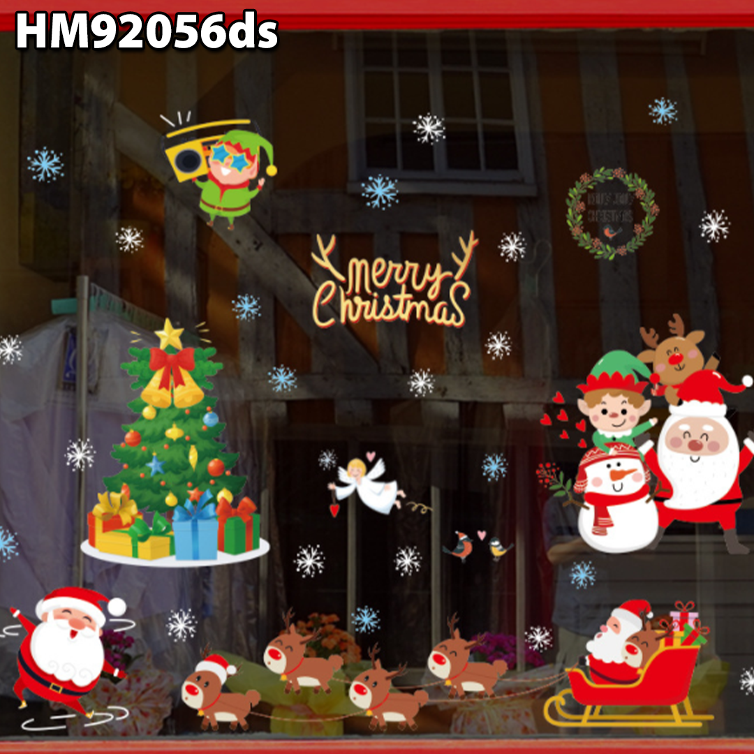 DecoSticker Christmas Window Stickers