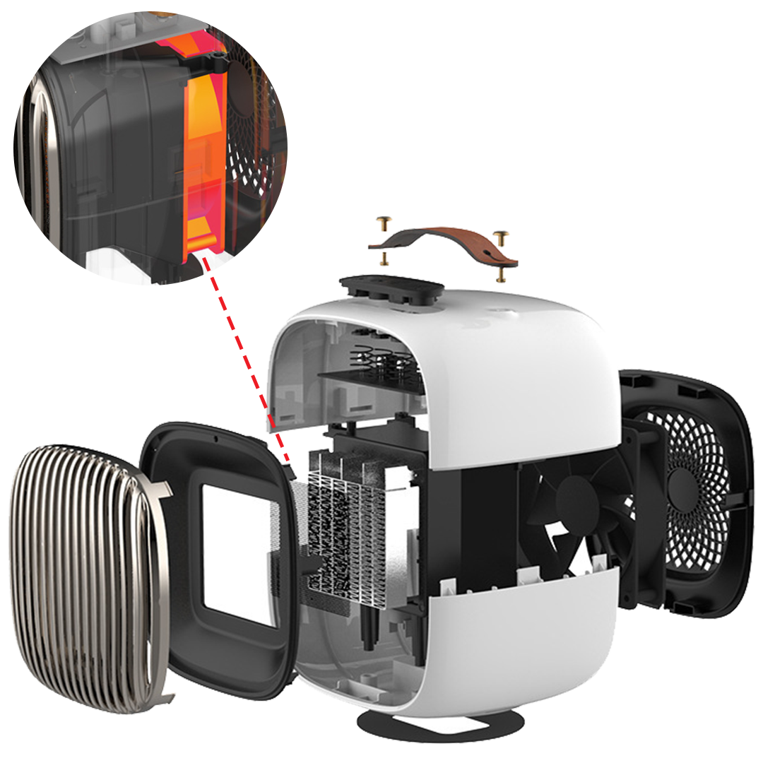 HUI Portable Mini Electric Space Heater