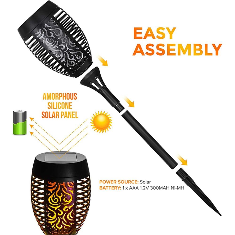 Solar-Powered Torch Lights