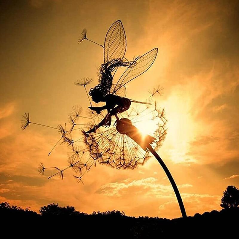 Dancing Fairy Statue Steel