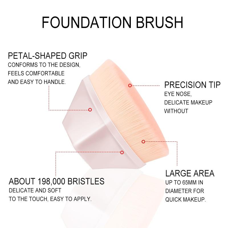 2 in 1 Flawless Foundation Blender Brush