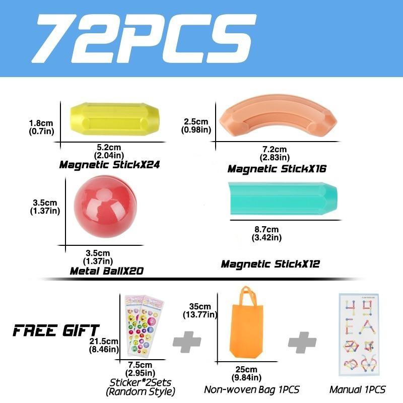 Educational Magnet Building Blocks Toy Set