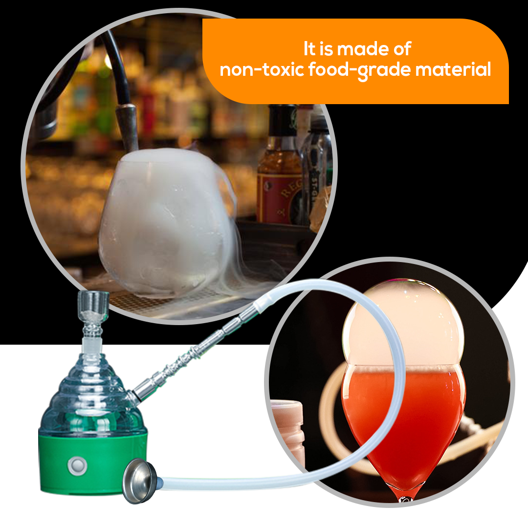 Handheld Gourmet Smoker for Bubble Cocktails