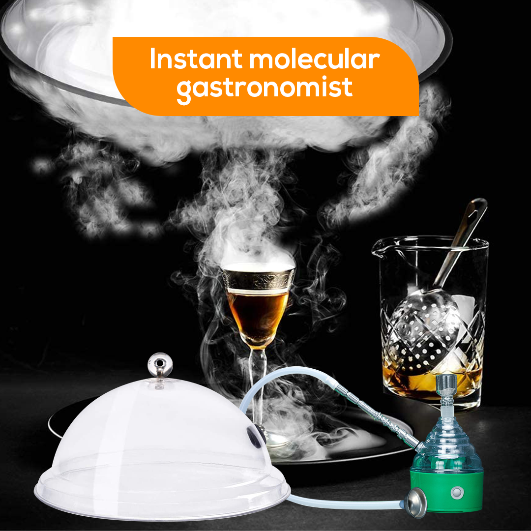 Handheld Gourmet Smoker for Bubble Cocktails