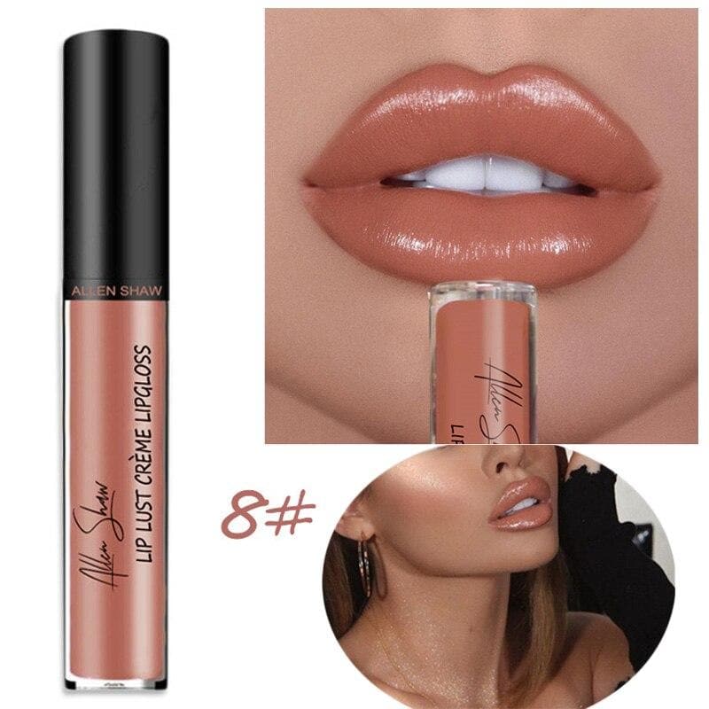 12 Color Cream Texture Waterproof Lipstick