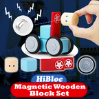 HiBloc Magnetic Wooden Block Set