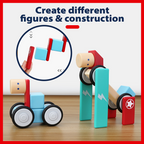 HiBloc Magnetic Wooden Block Set