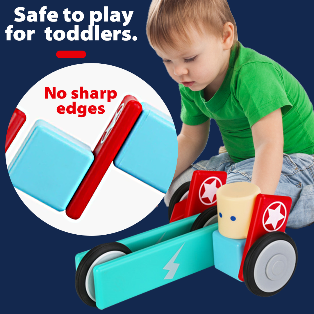 HiBloc Magnetic Wooden Block Set