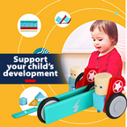 HiBloc Magnetic Wooden Block Set