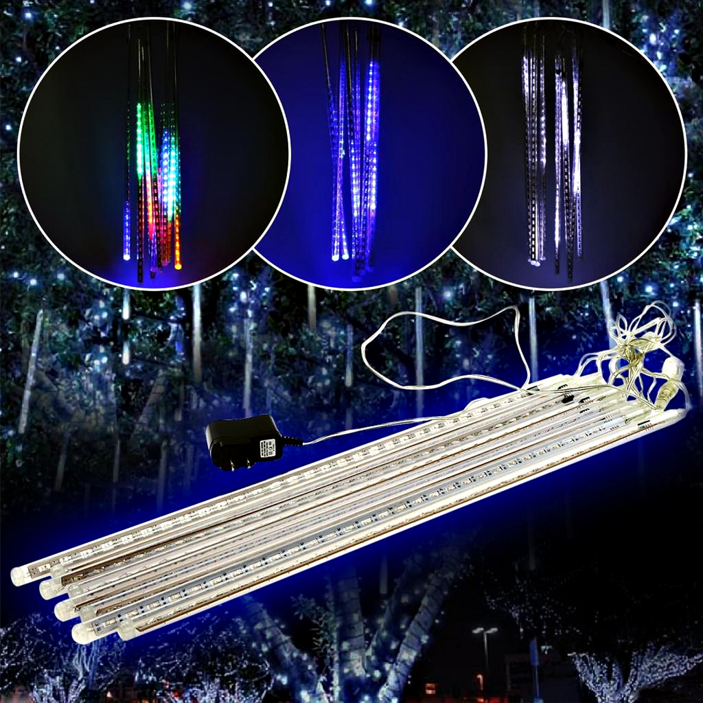 HolidayFX Cascading Snow Falling LED Lights