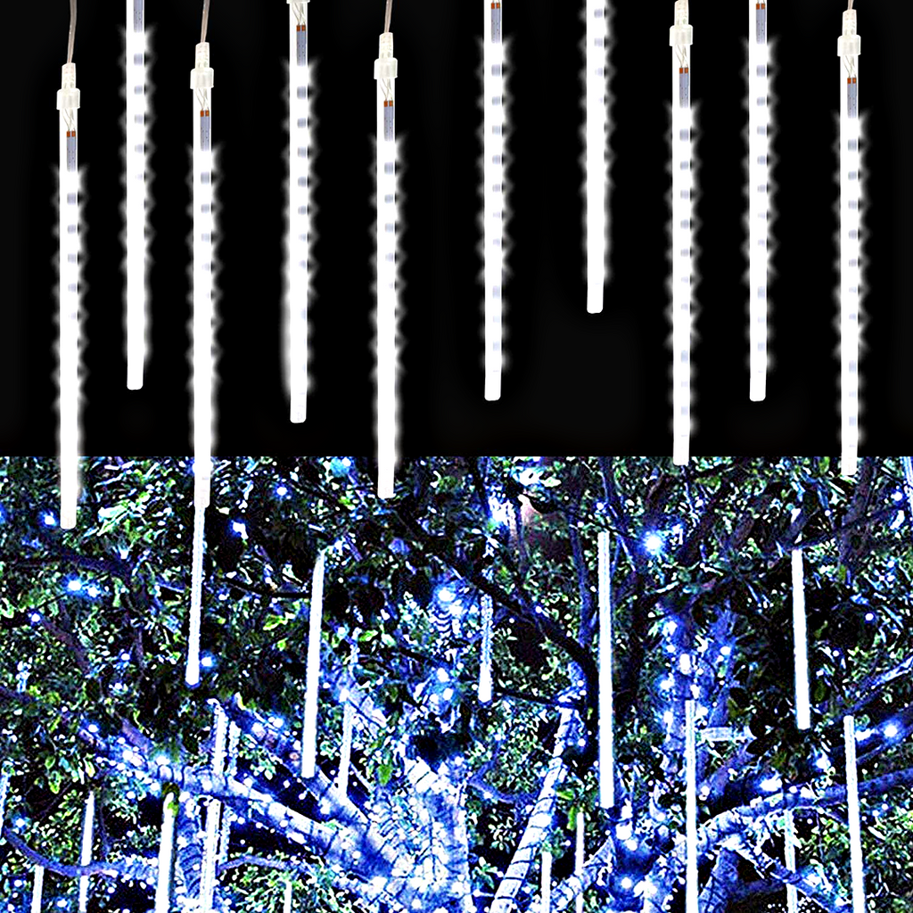 HolidayFX Cascading Snow Falling LED Lights