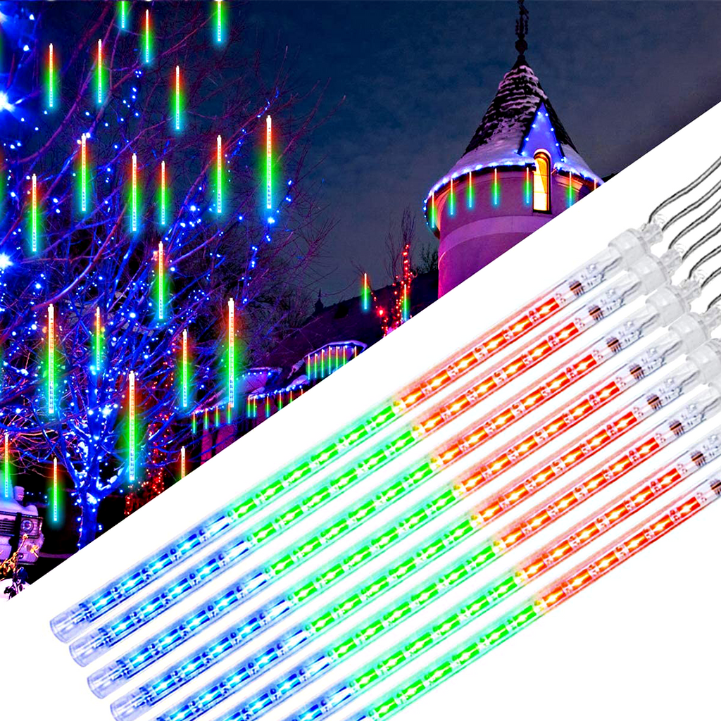 HolidayFX Cascading Snow Falling LED Lights