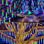 HolidayFX Cascading Snow Falling LED Lights