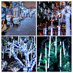 HolidayFX Cascading Snow Falling LED Lights