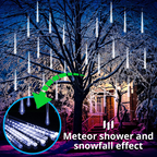 HolidayFX Cascading Snow Falling LED Lights
