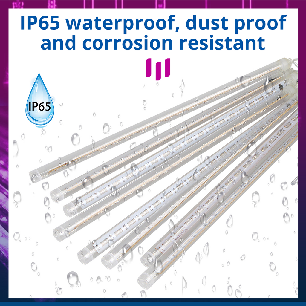 HolidayFX Cascading Snow Falling LED Lights