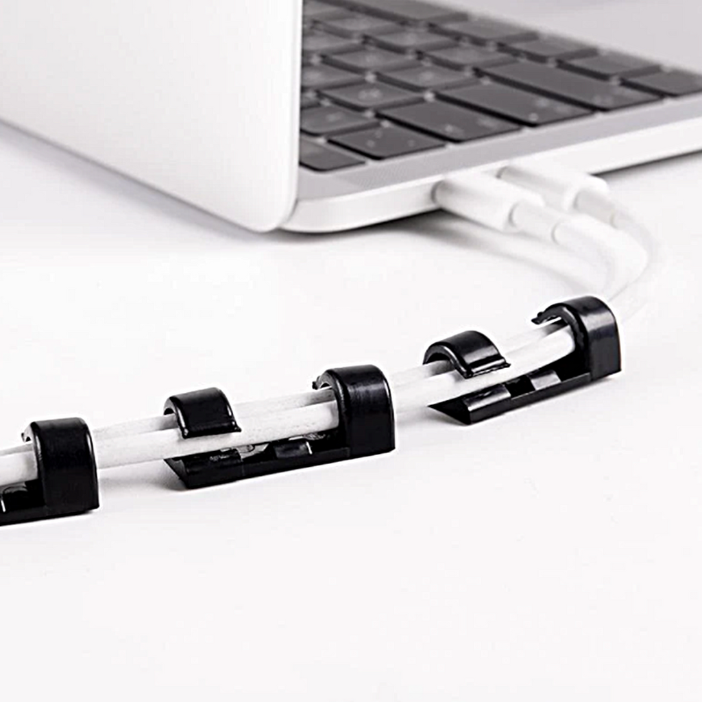 HomeFix Adjustable Cable Clips Stickers