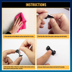 HomeFix Adjustable Cable Clips Stickers