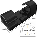 HomeFix Adjustable Cable Clips Stickers