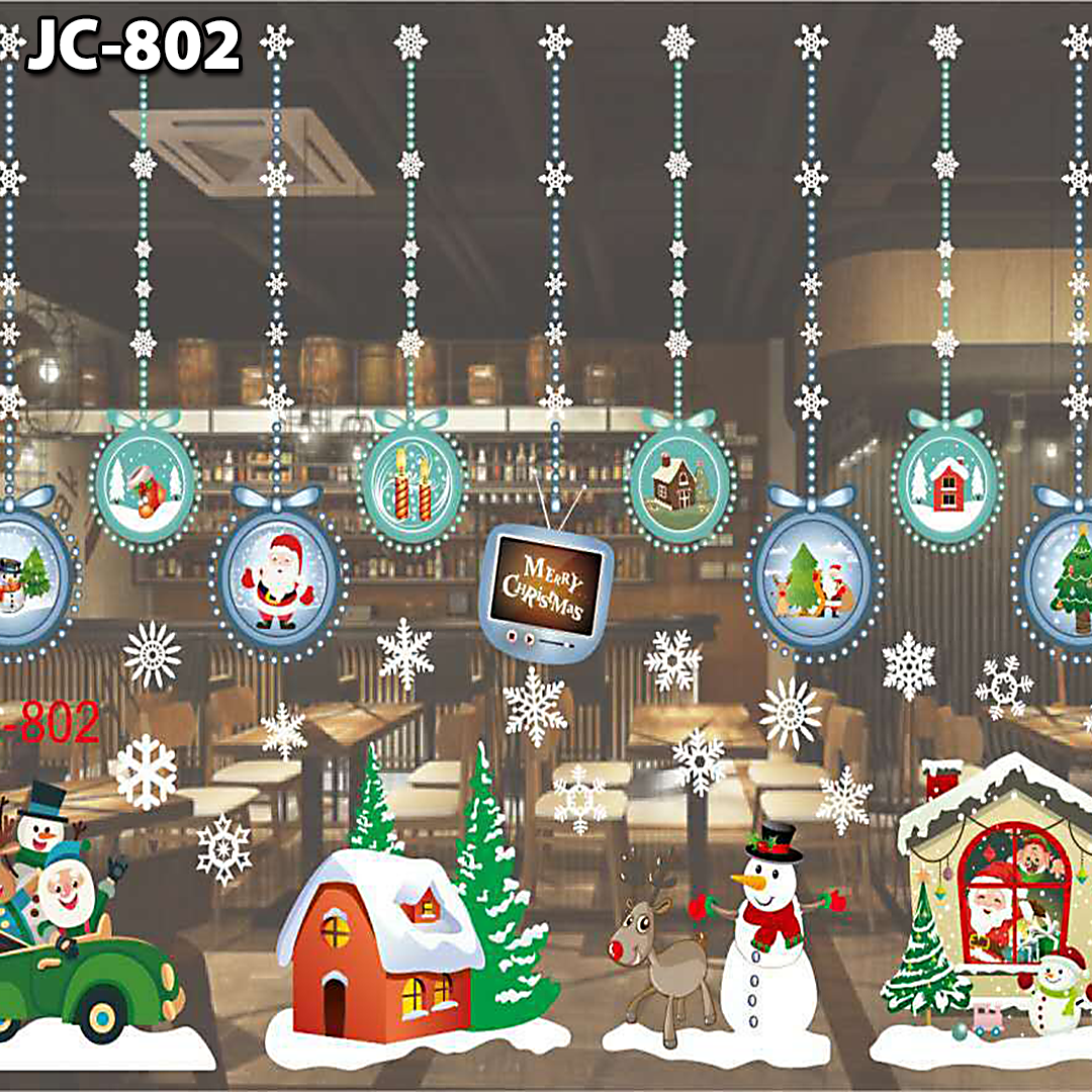 DecoSticker Christmas Window Stickers