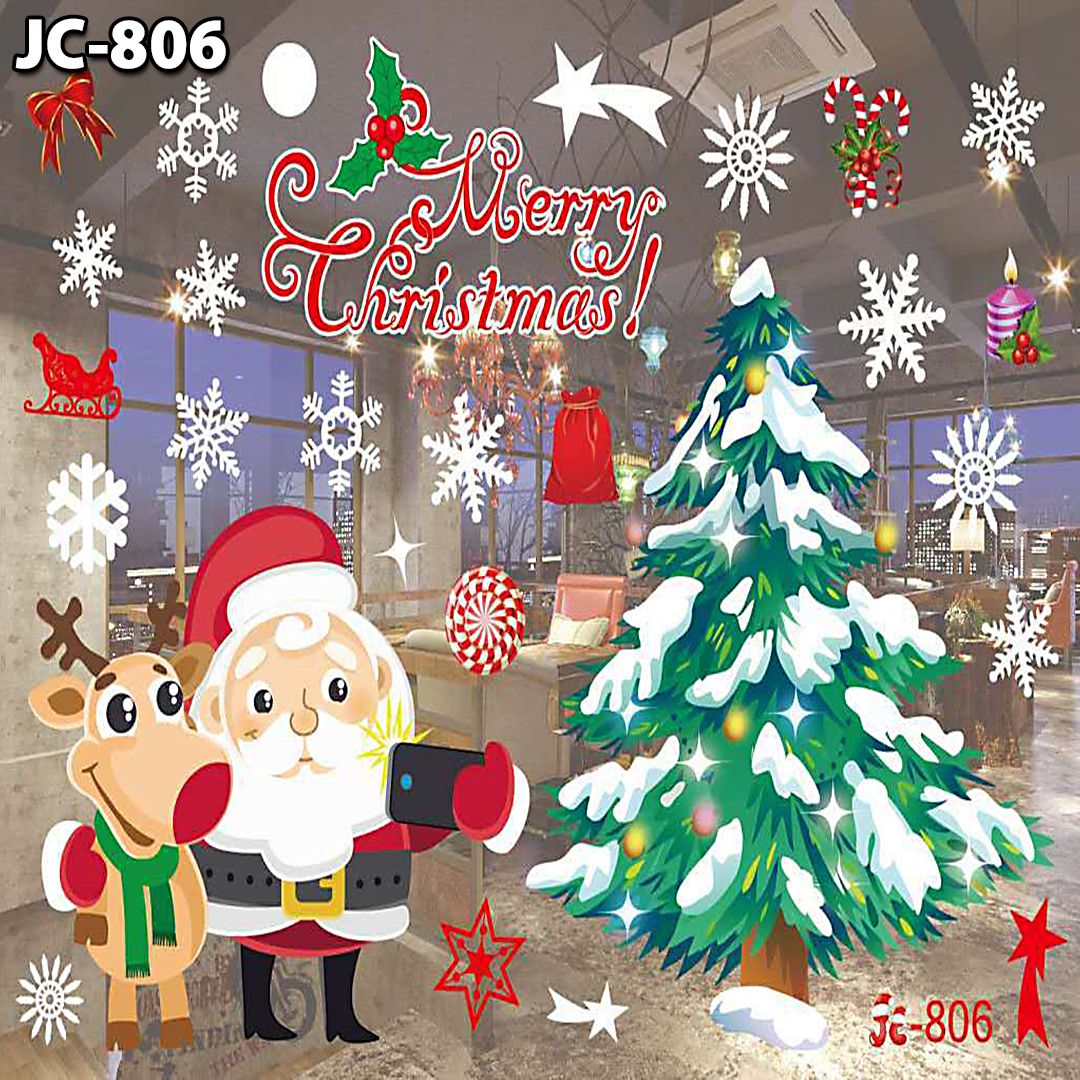 DecoSticker Christmas Window Stickers