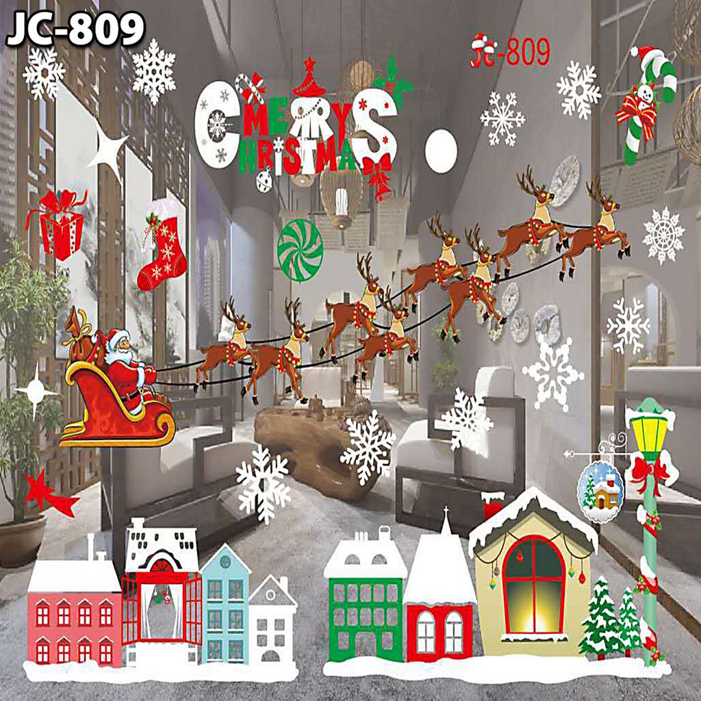 DecoSticker Christmas Window Stickers
