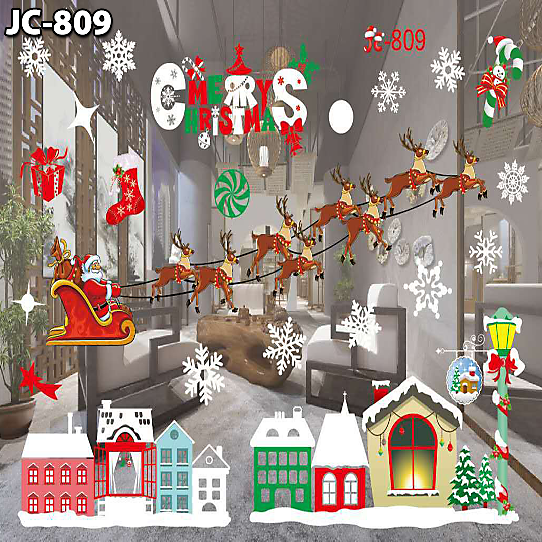 DecoSticker Christmas Window Stickers