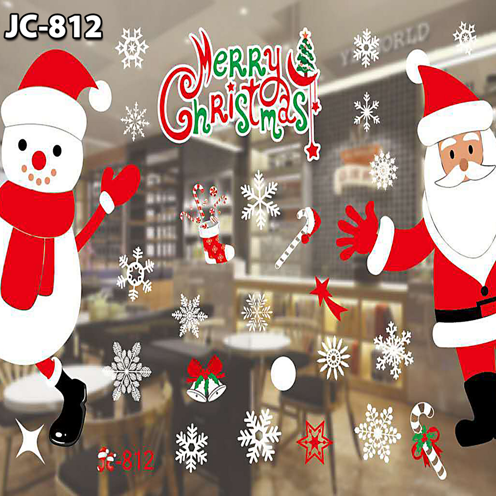 DecoSticker Christmas Window Stickers