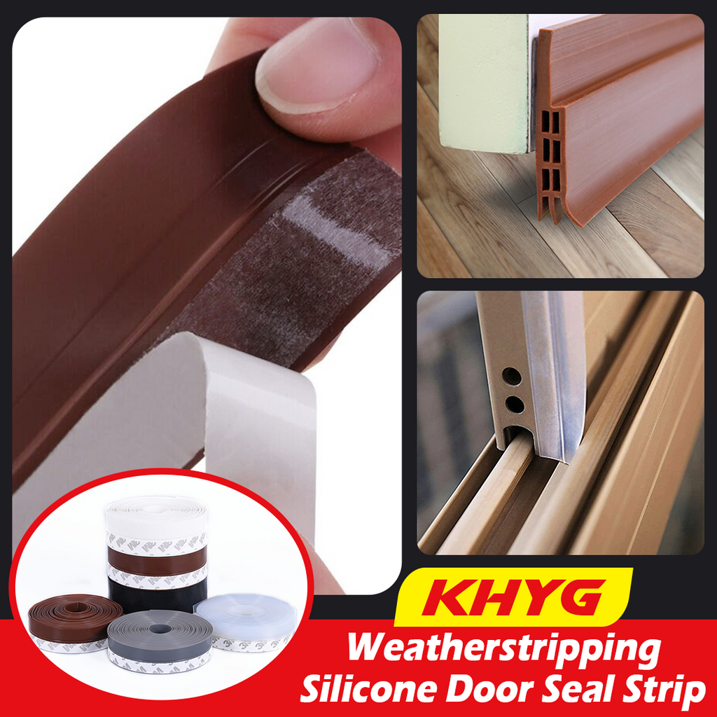 KHYG Weatherstripping Silicone Door Seal Strip