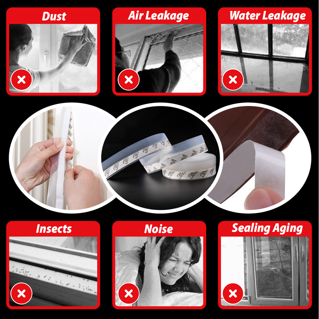 KHYG Weatherstripping Silicone Door Seal Strip