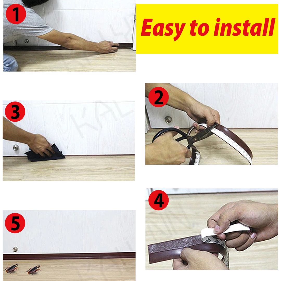 KHYG Weatherstripping Silicone Door Seal Strip