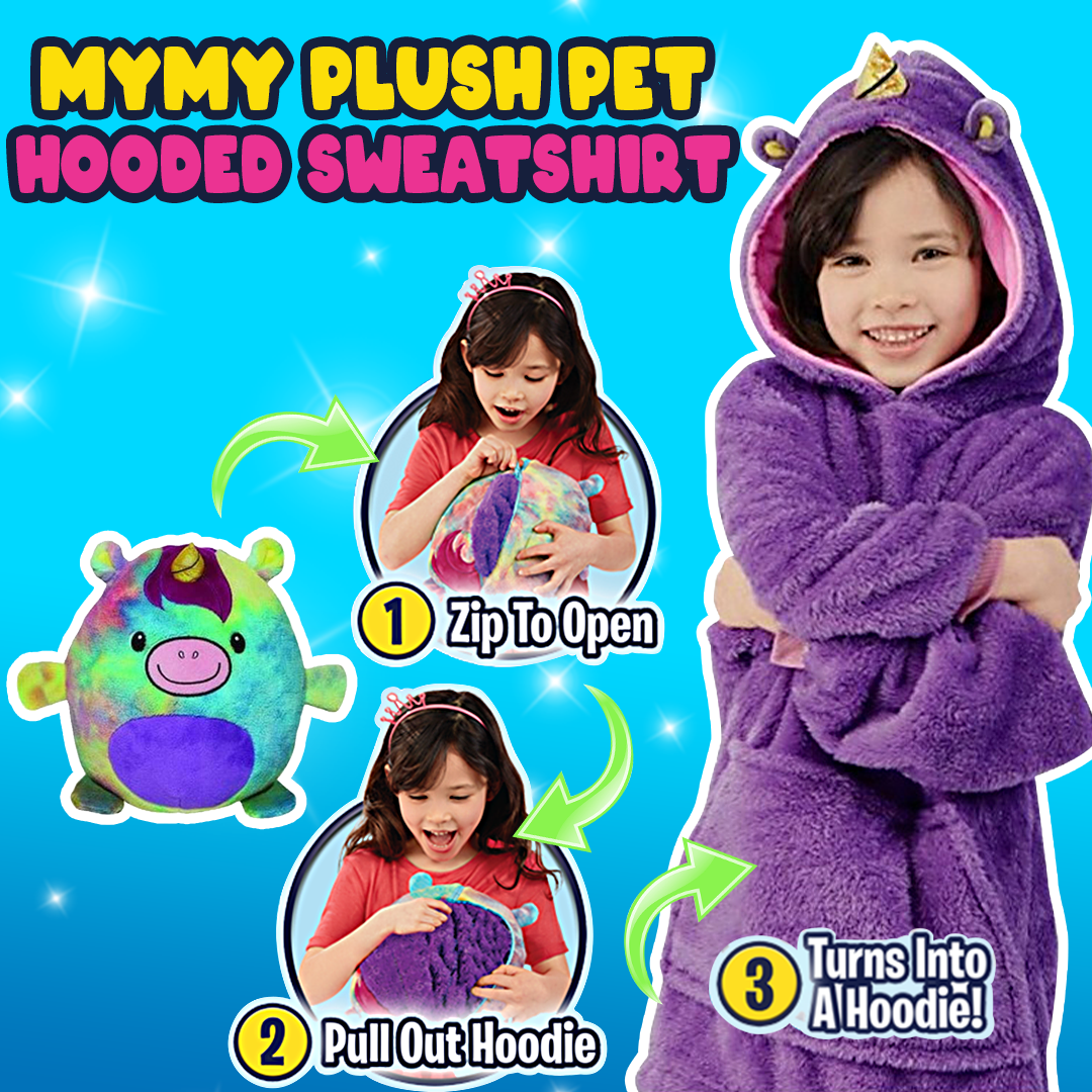 MyMy Plush Pet Hooded Sweatshirt