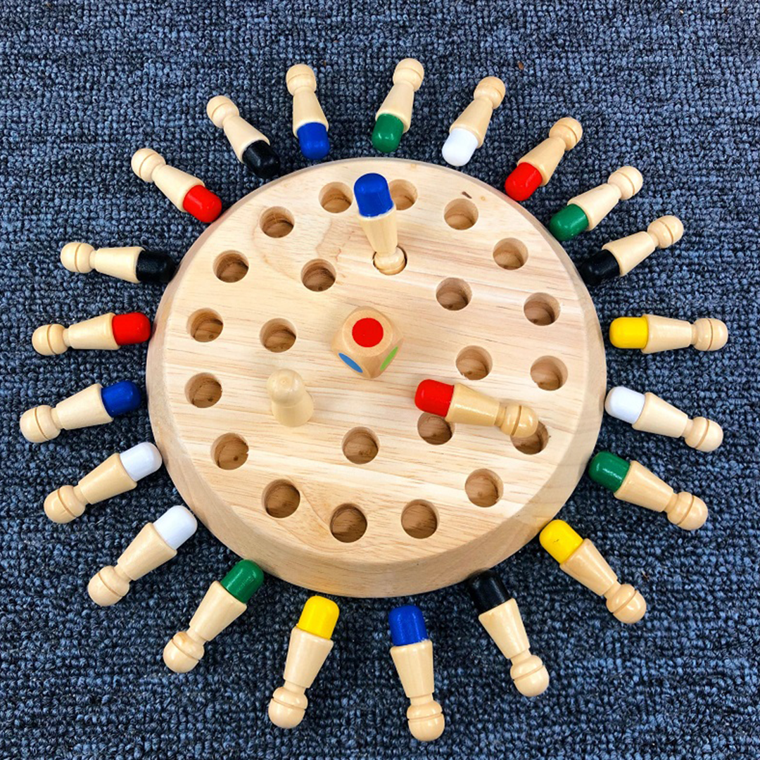 KidzMind Wooden Memory Matchstick Game