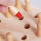 KidzMind Wooden Memory Matchstick Game