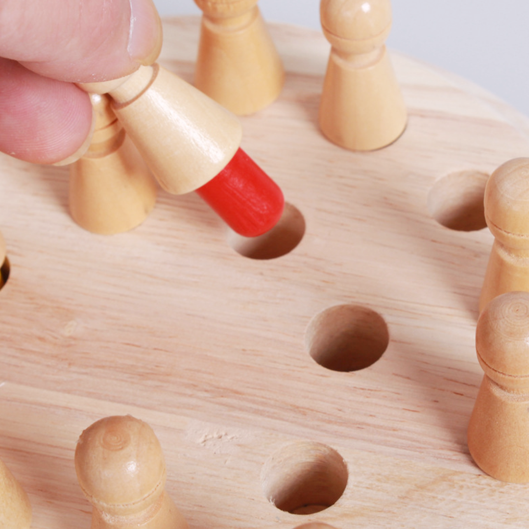 KidzMind Wooden Memory Matchstick Game