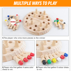 KidzMind Wooden Memory Matchstick Game