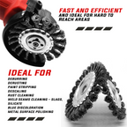 Knotted Steel Wire Deburring Brush