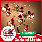 LightUp! Snowman Garland Lights