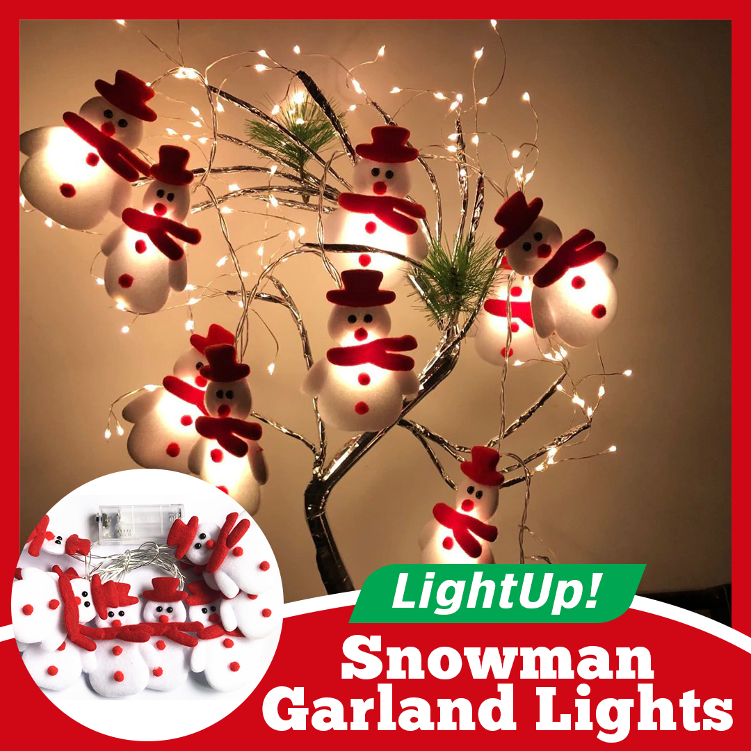 LightUp! Snowman Garland Lights