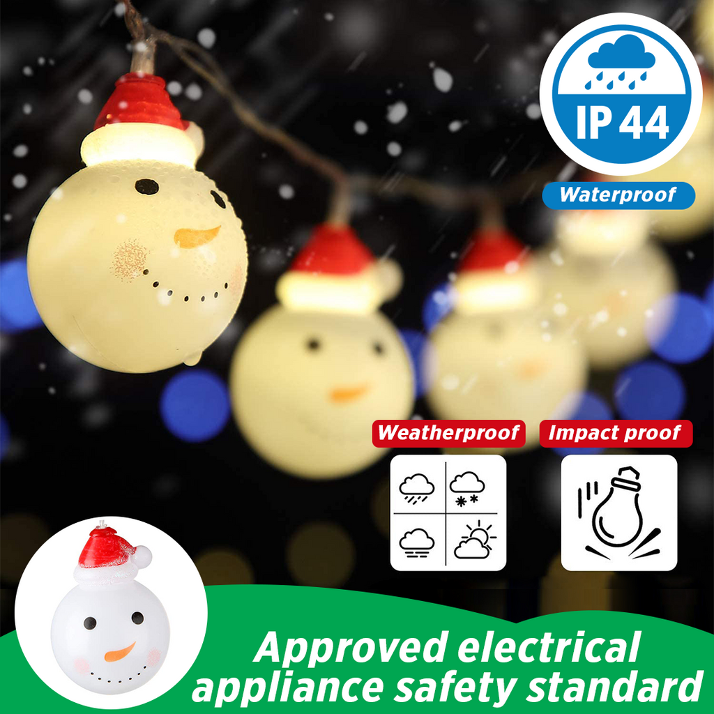 LightUp! Snowman Garland Lights