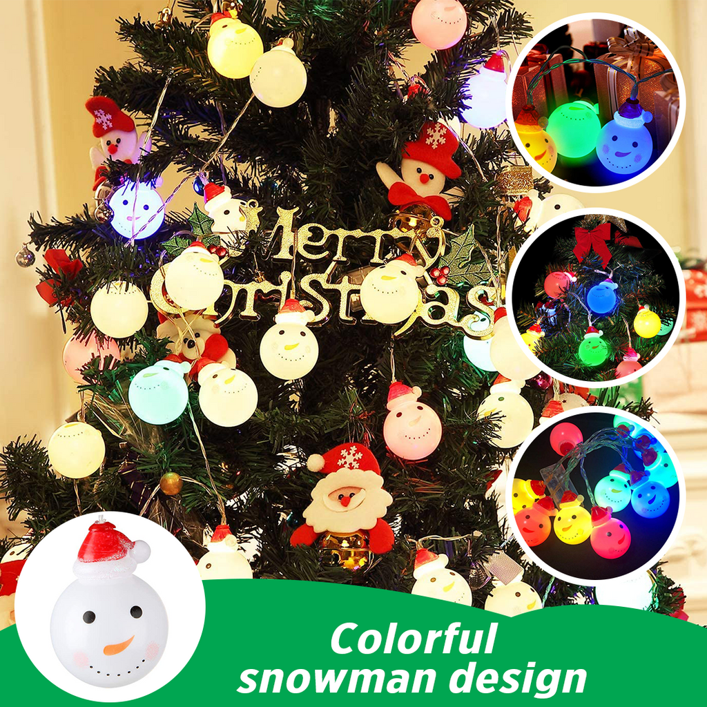 LightUp! Snowman Garland Lights
