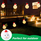 LightUp! Snowman Garland Lights