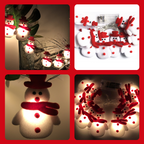 LightUp! Snowman Garland Lights