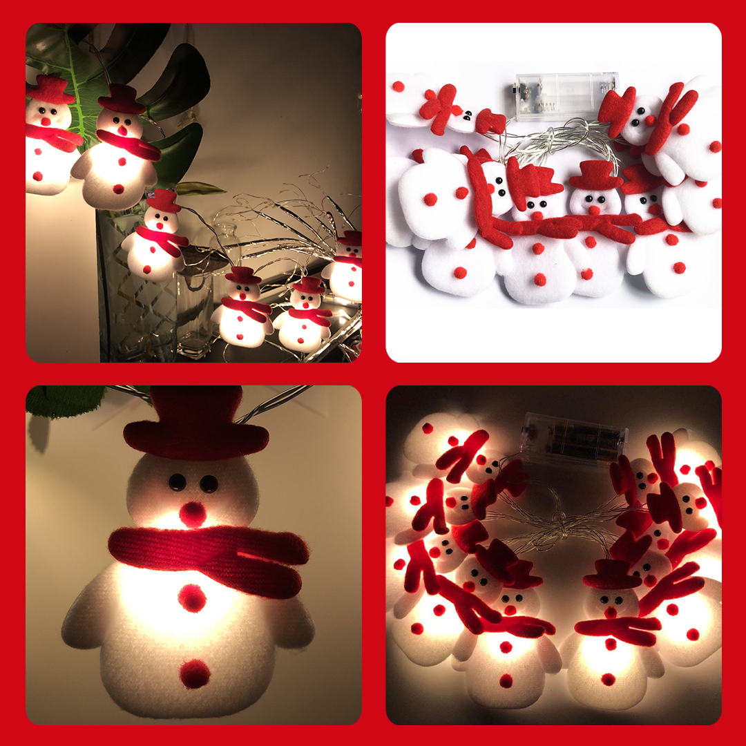 LightUp! Snowman Garland Lights